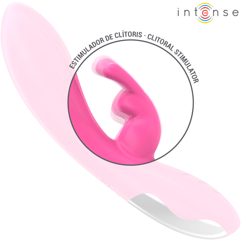 INTENSE - RANDALL RABBIT VIBRADOR 10 VIBRAÇÕES ROSA - Sexshoptuga 