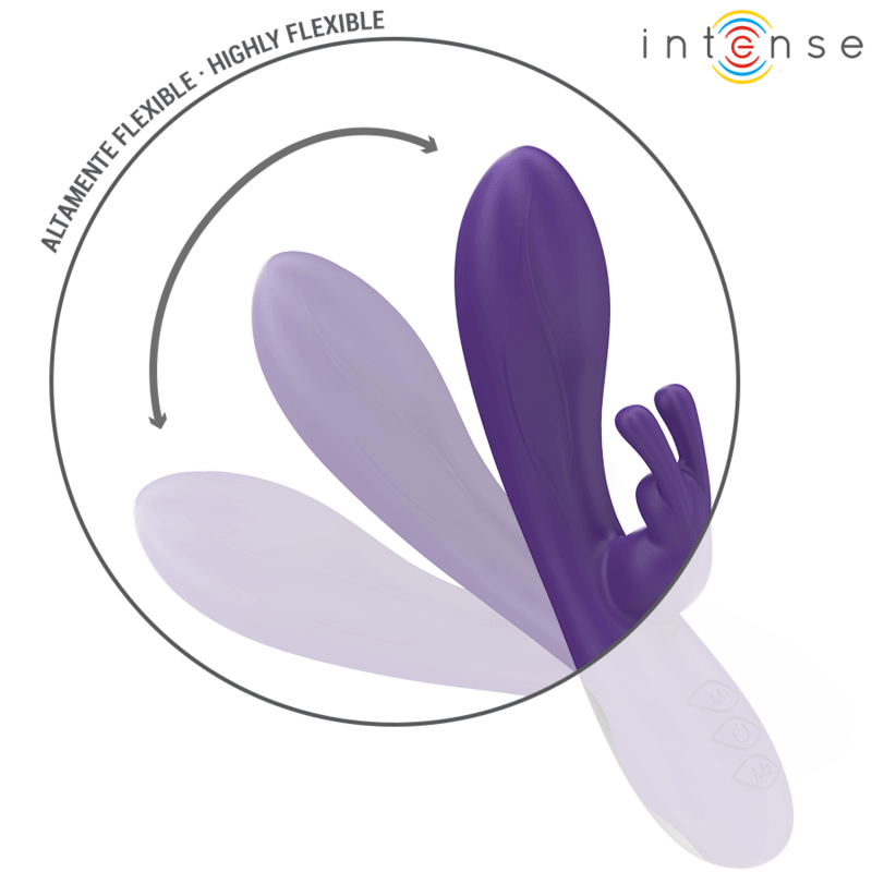 INTENSE - RANDALL RABBIT VIBRADOR 10 VIBRAÇÕES ROXO - Sexshoptuga 