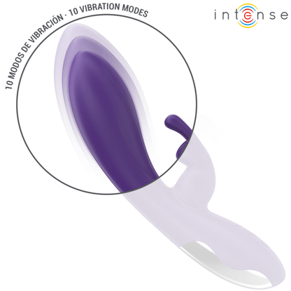 INTENSE - RANDALL RABBIT VIBRADOR 10 VIBRAÇÕES ROXO - Sexshoptuga 