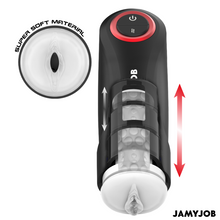 JAMYJOB - MASTURBADOR AUTOMÁTICO DE VAGINA POR GRAVIDADE 5 MODOS DE SUCÇÃO Sexshoptuga 