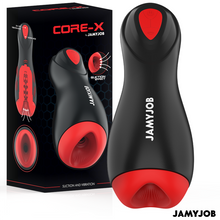 JAMYJOB - MASTURBADOR AUTOMÁTICO CORE-X 5 MODOS DE SUCÇÃO E VIBRAÇÃO Sexshoptuga 