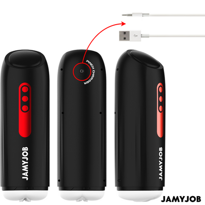 JAMYJOB - MASTURBADOR AUTOMÁTICO PHANTOM VAGINA 5 MODOS DE SUCÇÃO E IMPULSO