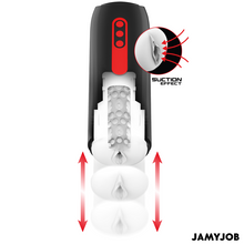 JAMYJOB - MASTURBADOR AUTOMÁTICO PHANTOM VAGINA 5 MODOS DE SUCÇÃO E IMPULSO Sexshoptuga 