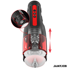 JAMYJOB - MASTURBADOR AUTOMÁTICO DE VAGINA CYCLONE 10 MODOS DE ROTAÇÃO E IMPULSO Sexshoptuga 