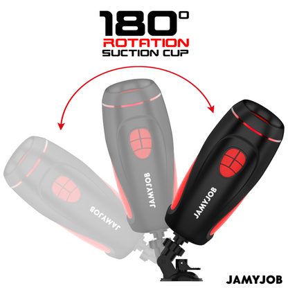 JAMYJOB - MASTURBADOR AUTOMÁTICO BASE PYSTON COM DILDO DE CONTROLE REMOTO