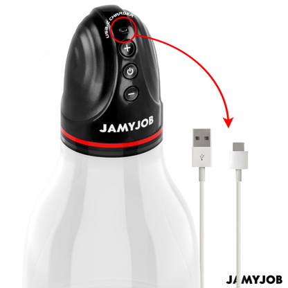 JAMYJOB - XPAND LITE BOMBA DE TESTE AUTOMÁTICA 3 NÍVEIS DE SUCÇÃO CINZA