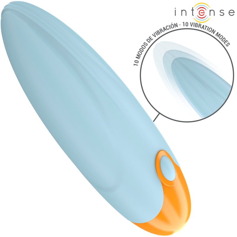 INTENSE - MIKE VIBRATING BULLET 10 VIBRAÇÕES CONTROLE REMOTO AZUL Sexshoptuga 