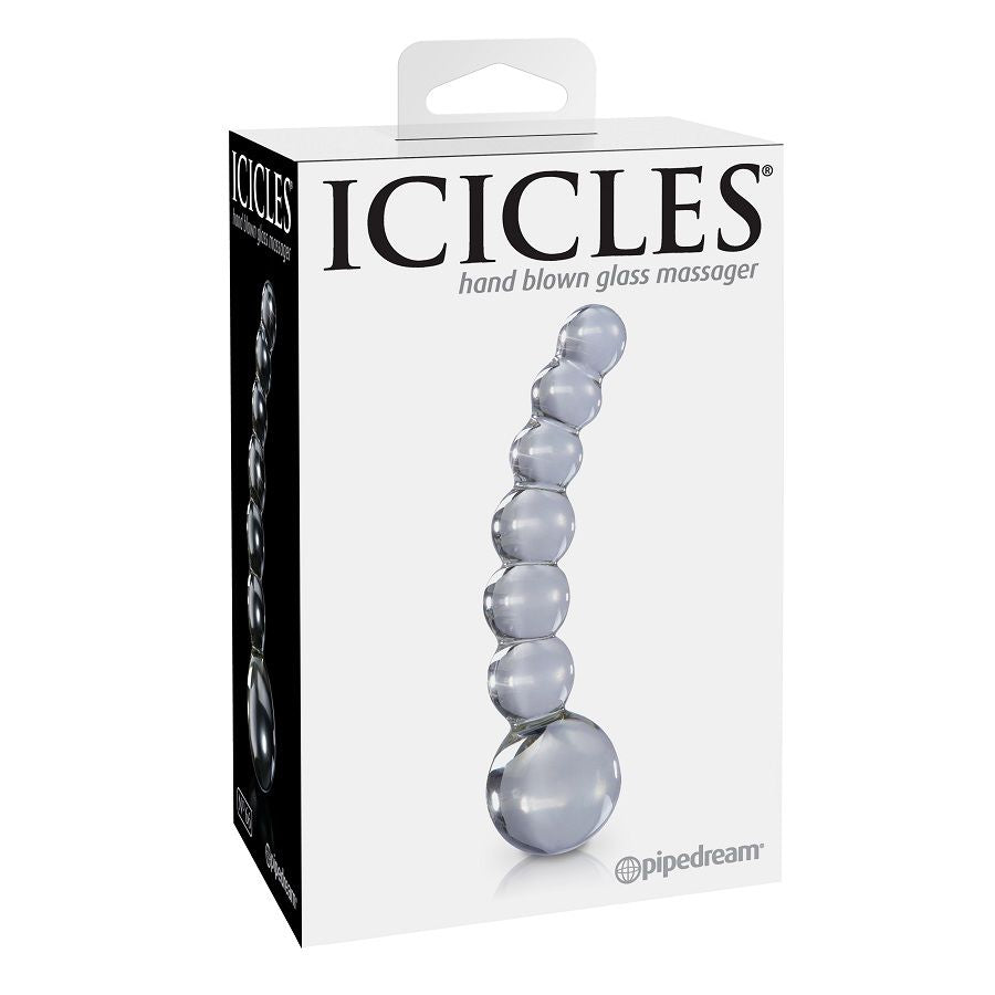 ICICLES - N. 66 MASSAGEADOR TRANSPARENTE - Sexshoptuga  Sexshoptuga 