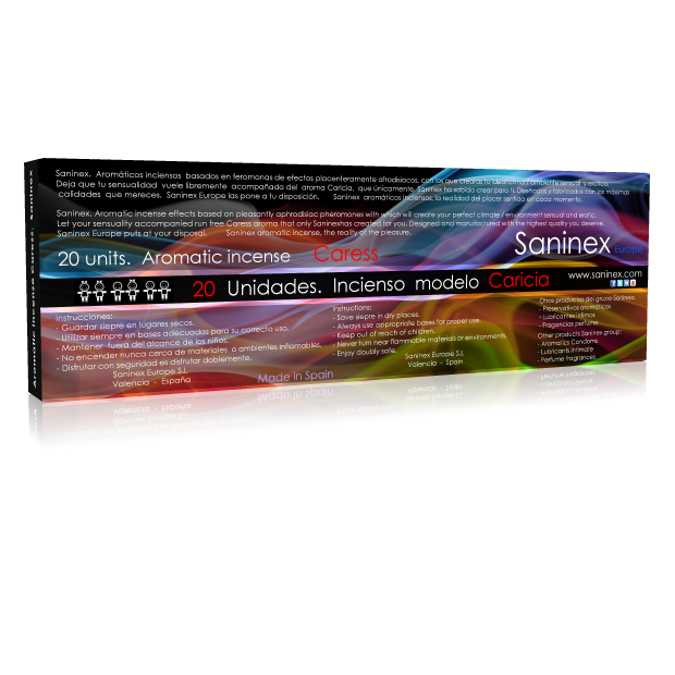 SANINEX FRAGANCE - AROMATIC INCENSE CARICIA 20 STICKS - Sexshoptuga 