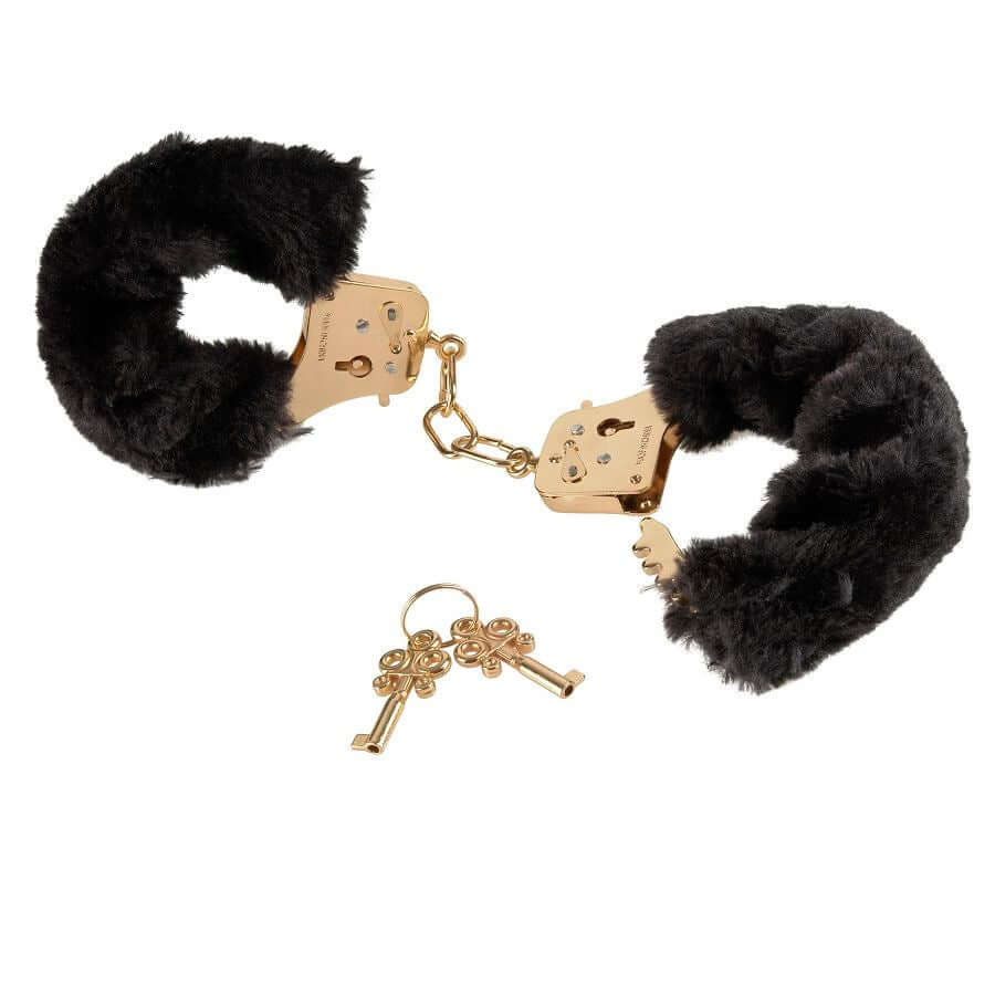 FETISH FANTASY GOLD - DELUXE FURRY CUFFS - Sexshoptuga  Sexshoptuga 