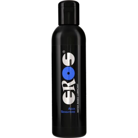 EROS - AQUA SENSATIONS LUBRIFICANTE  BASE DE GUA 500 ML - Sexshoptuga  Sexshoptuga 