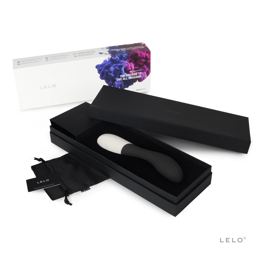 LELO - VIBRADOR MONA WAVE PRETO - Sexshoptuga  Sexshoptuga 