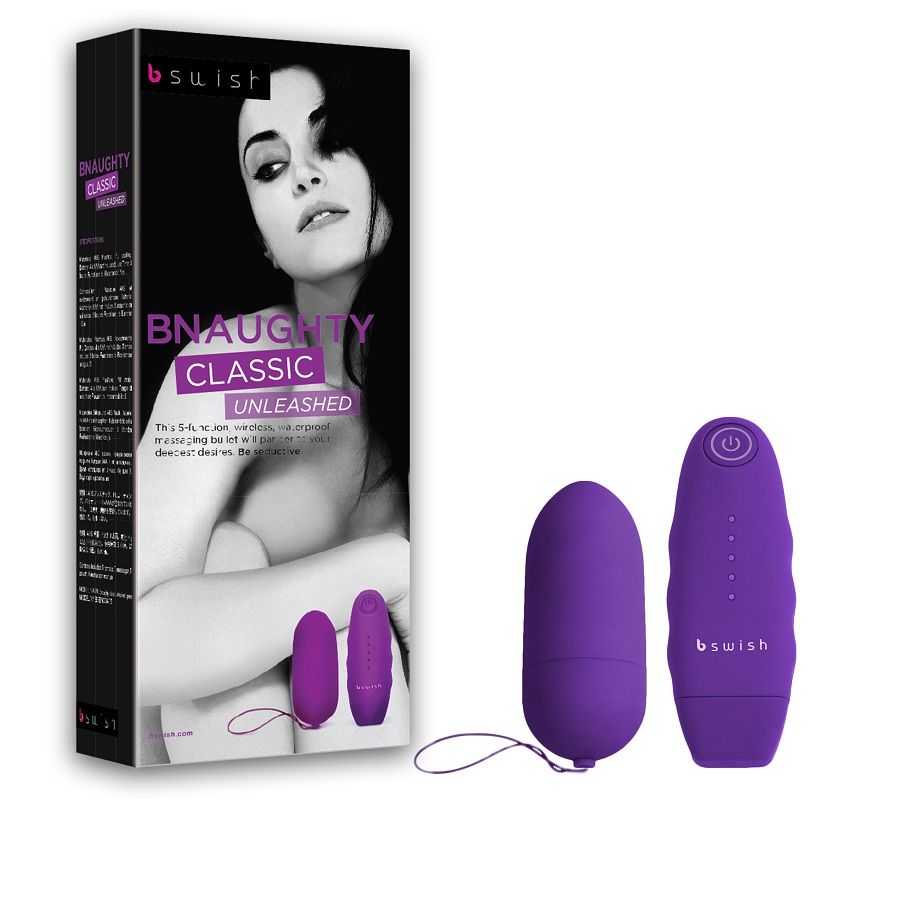 B SWISH - BNAUGHTY UNLEASHED CLSSICO LILAC CONTROLE REMOTO - Sexshoptuga  Sexshoptuga 