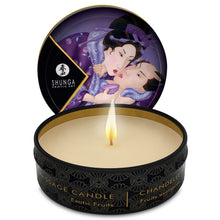 SHUNGA - MINI CARESS BY CANDELIGHT VELA DE MASSAGEM DE FRUTAS EXÓTICAS 30 ML - Sexshoptuga 