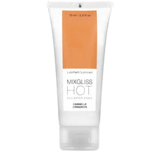 MIXGLISS - LUBRIFICANTE EFEITO CALOR SABOR CANELA 70ML - Sexshoptuga 