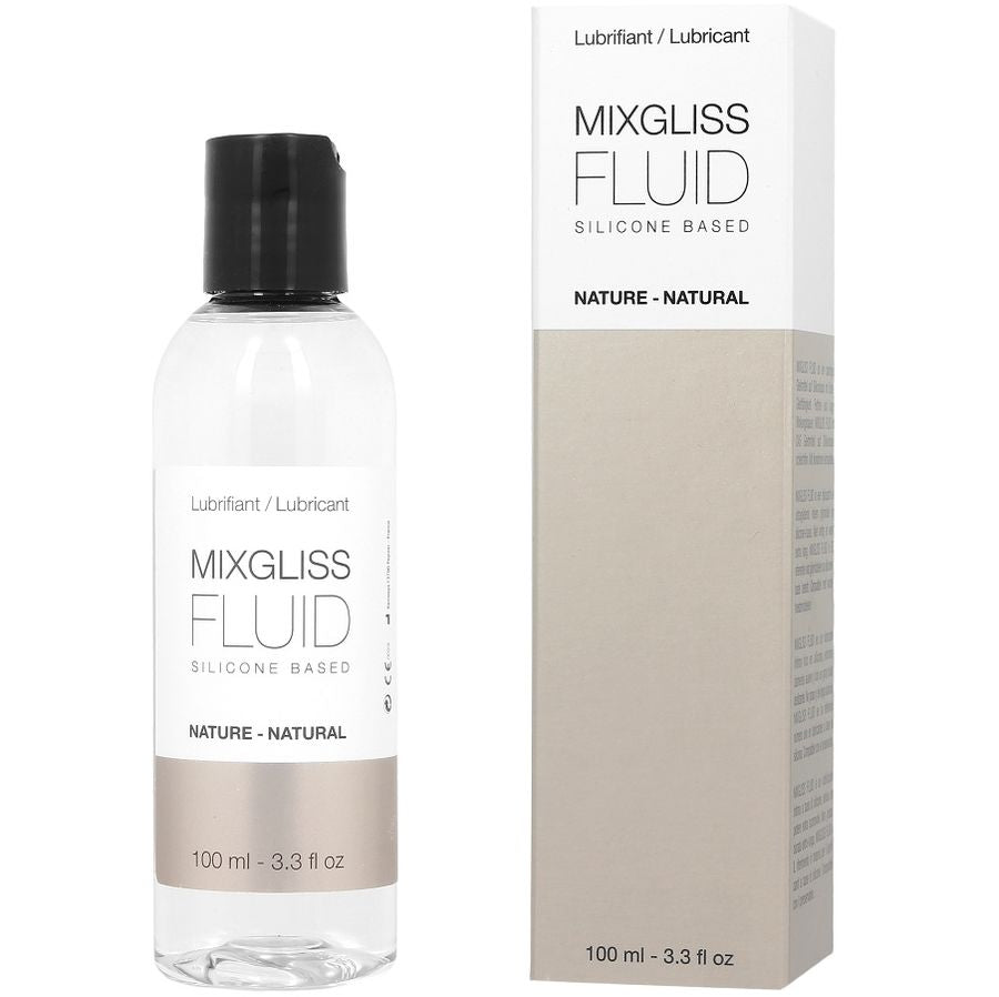 MIXGLISS - LUBRIFICANTE NATURAL  BASE DE SILICONE 100ML - Sexshoptuga  Sexshoptuga 