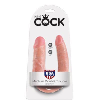 KING COCK - EM FORMA DE U MÉDIO DUPLO PROBLEMA CARNE - Sexshoptuga 