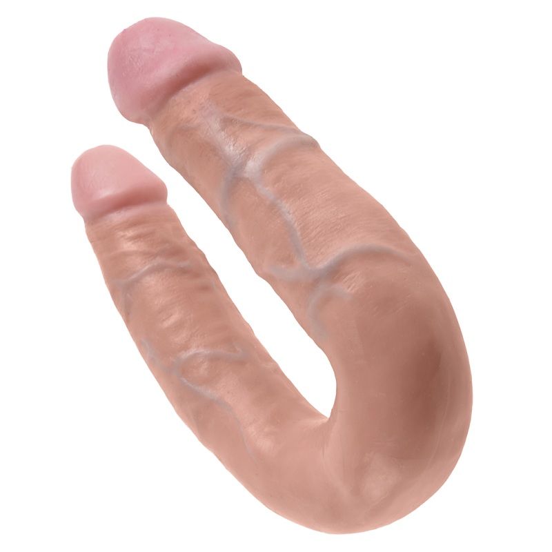 KING COCK - EM FORMA DE U MÉDIO DUPLO PROBLEMA CARNE - Sexshoptuga  Sexshoptuga 