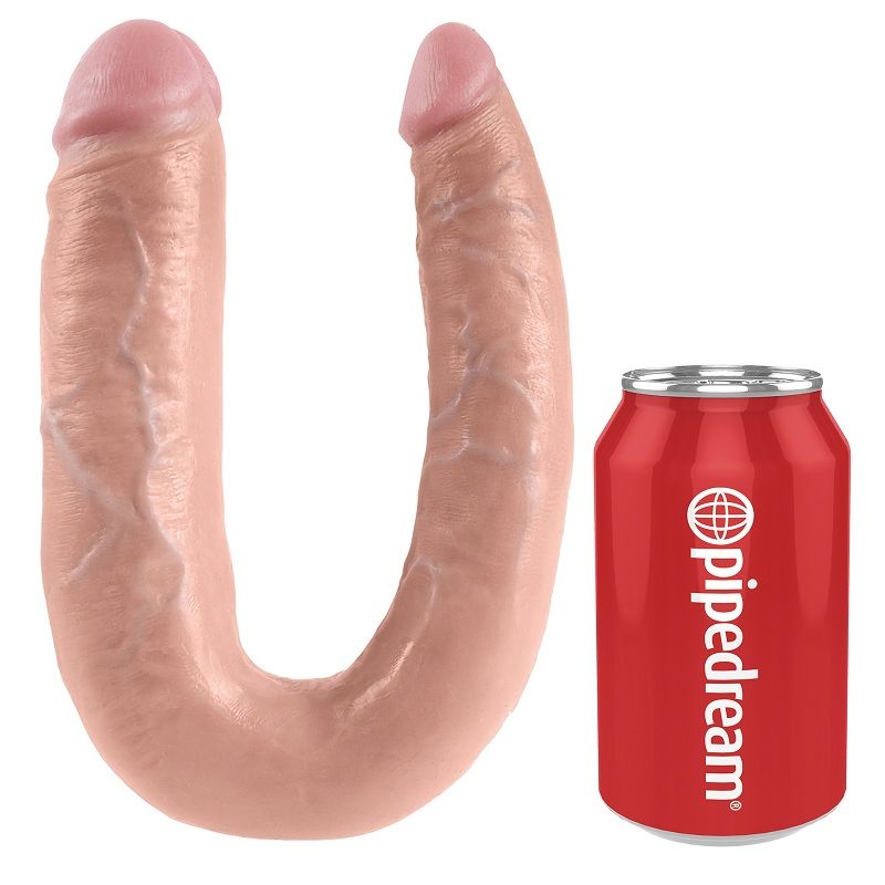 KING COCK - EM FORMA DE U GRANDE DUPLO PROBLEMA CARNE - Sexshoptuga  Sexshoptuga 