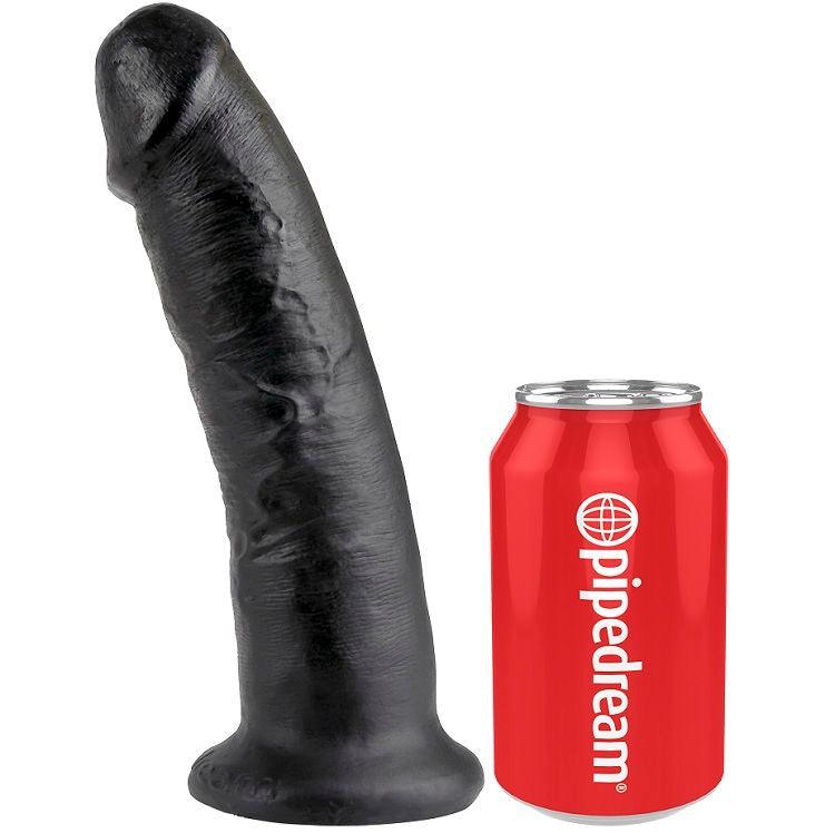 KING COCK - 9 DILDO PRETO 22.9 CM - Sexshoptuga 