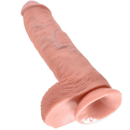 KING COCK - 10 CARNE DE DILDO COM BOLAS 26.5 CM - Sexshoptuga 