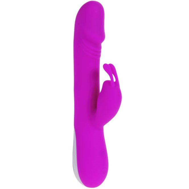 PRETTY LOVE - VIBRADOR ROBERT COM ESTIMULADOR DE CLITÓRIS - Sexshoptuga 