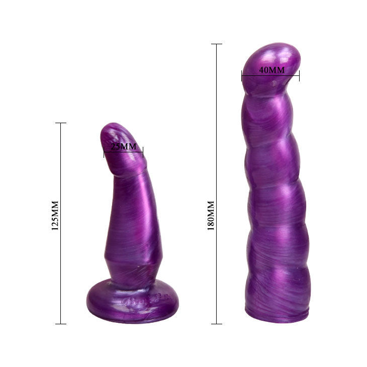 BAILE - ARNÊS ANAL E VAGINAL FÊMEA LILAC GPOINT 17 CM - Sexshoptuga  Sexshoptuga 