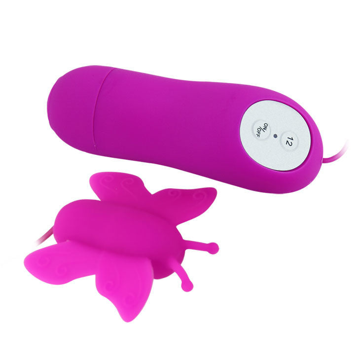 BAILE - LOVE EGGS BUTTERFLY ESTIMULADOR DE CLITÓRIS 12 VELOCIDADES LILAC CONTROLE REMOTO - Sexshoptuga 