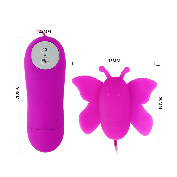 BAILE - LOVE EGGS BUTTERFLY ESTIMULADOR DE CLITÓRIS 12 VELOCIDADES LILAC CONTROLE REMOTO - Sexshoptuga 