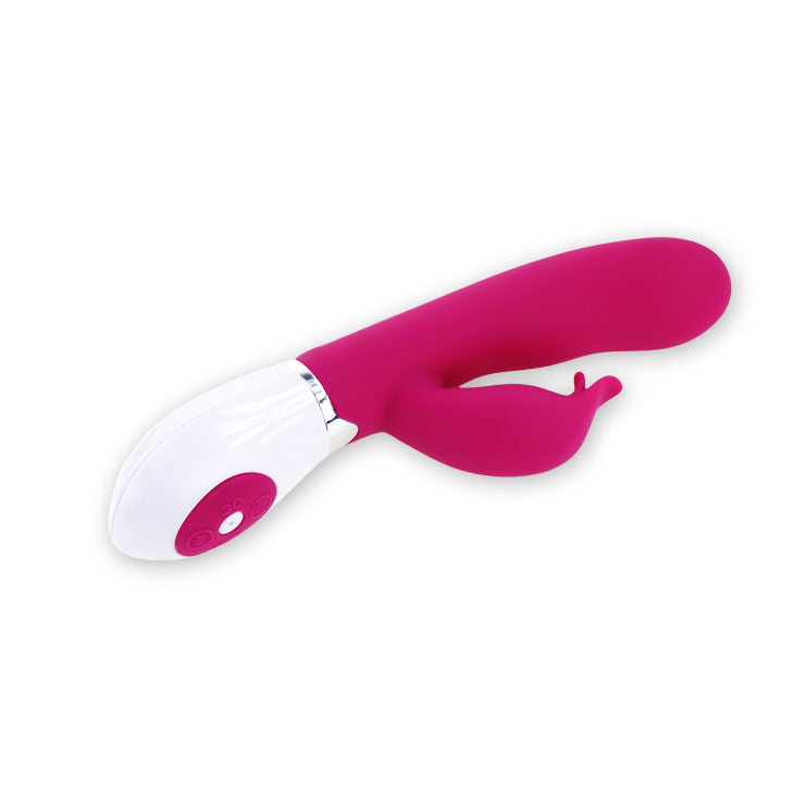 PRETTY LOVE - VIBRADOR COM ESTIMULADOR FELIX - Sexshoptuga  Sexshoptuga 