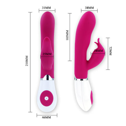 PRETTY LOVE - VIBRADOR COM ESTIMULADOR FELIX - Sexshoptuga 