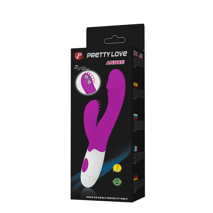 PRETTY LOVE - ESTIMULADOR VIBRADOR ANDRE - Sexshoptuga  Sexshoptuga 