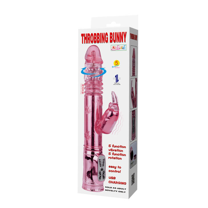 BAILE - ROTADOR THROBBING BUNNY ROSA RAMPANT - Sexshoptuga  Sexshoptuga 