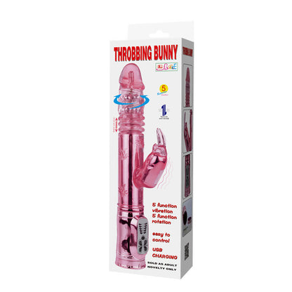 BAILE - ROTADOR THROBBING BUNNY ROSA RAMPANT - Sexshoptuga 