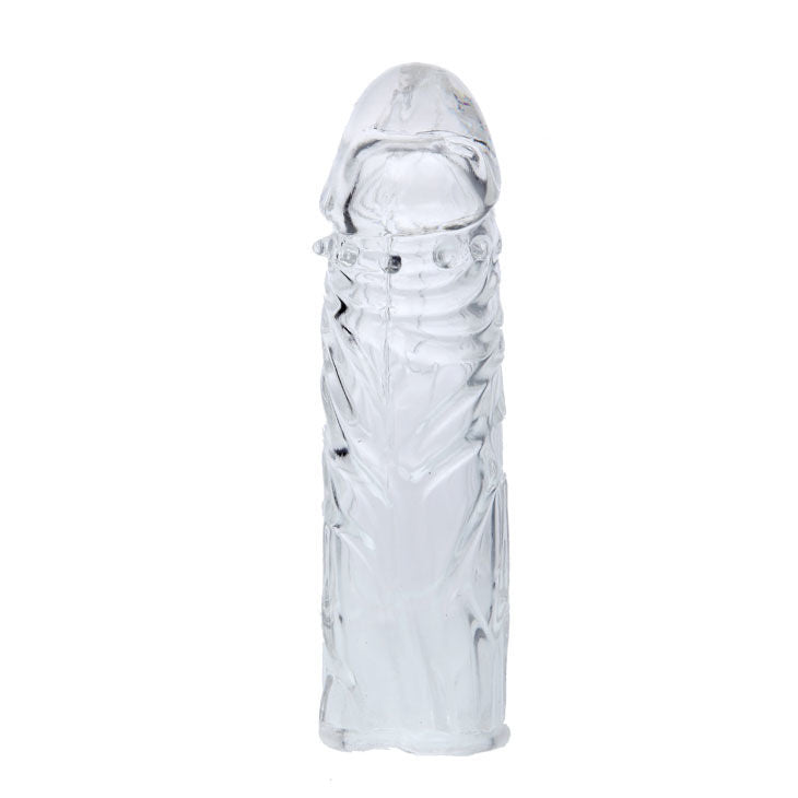 BAILE - CAPA PARA PÉNIS SILICONE TRANSPARENTE 13 CM - Sexshoptuga Sexshoptuga 