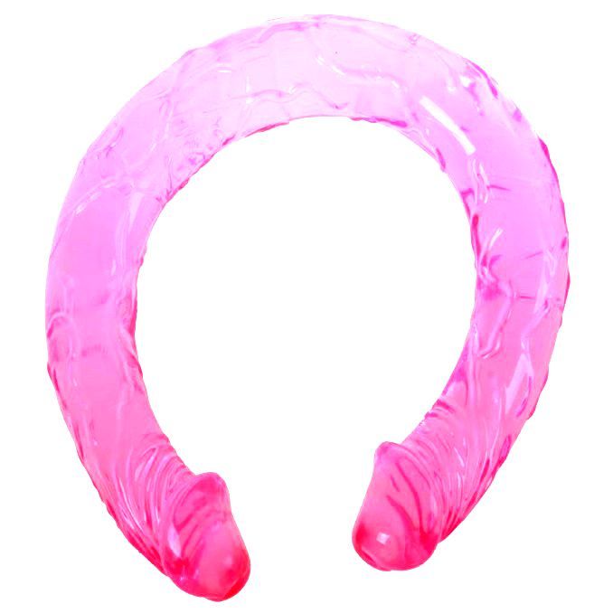 BAILE - DONG DUPLO ROSA 44.5 CM - Sexshoptuga  Sexshoptuga 