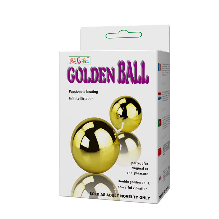 BAILE - VIBRADOR DE BOLAS CHINESAS GOLDEN - Sexshoptuga  Sexshoptuga 