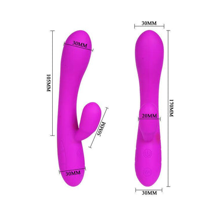 PRETTY LOVE - SMART VIBRADOR VICTOR COM ESTIMULADOR DE CLITÓRIS - Sexshoptuga 