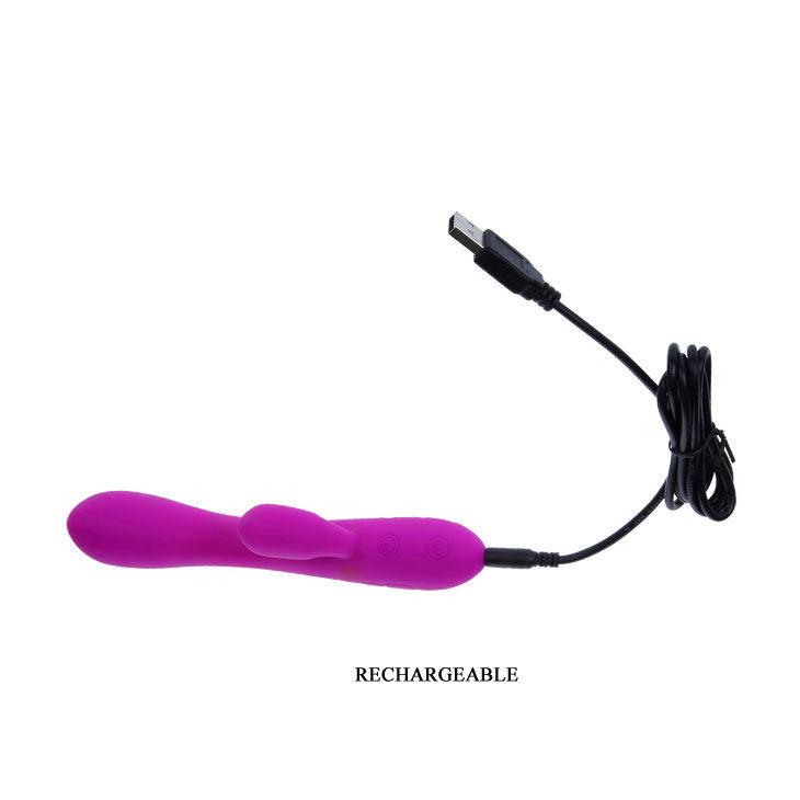 PRETTY LOVE - SMART VIBRADOR VICTOR COM ESTIMULADOR DE CLITÓRIS - Sexshoptuga 