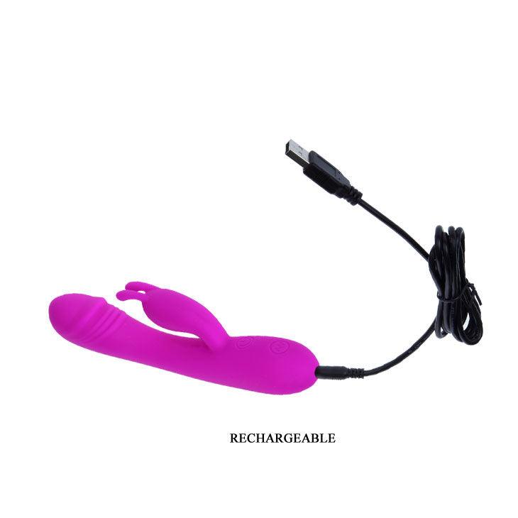 PRETTY LOVE - SMART - VIBRADOR COM COELHO 30 MODOS HUNTER - Sexshoptuga 