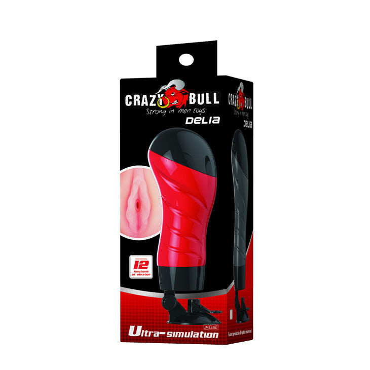 CRAZY BULL - FLORA VAGINA COM BASE MASTURBADOR DE VOZ - Sexshoptuga  Sexshoptuga 