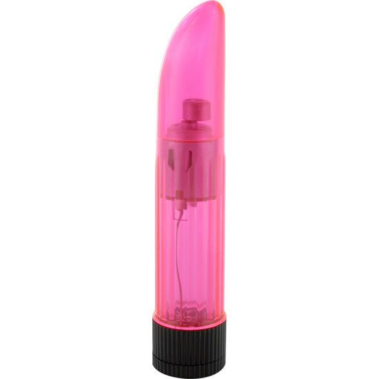 SEVEN CREATIONS - VIBRADOR CRISTAL TRANSPARENTE SENHORA ROSA - Sexshoptuga 