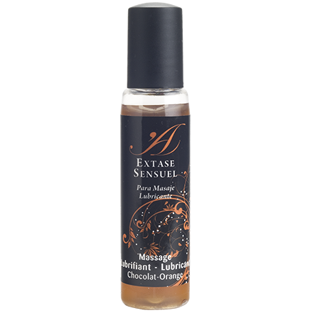 EXTASE SENSUAL - LUBRIFICANTE DE VIAGEM CHOCOLATE E LARANJA 35 ML - Sexshoptuga 