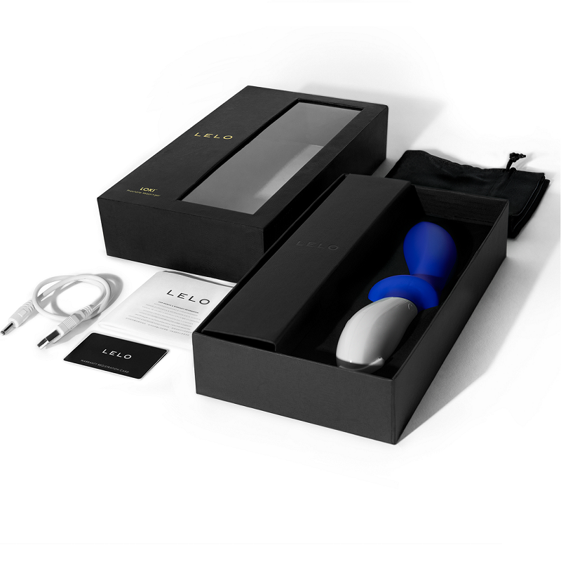 LELO - VIBRADOR DE PRÓSTATA LOKI AZUL - Sexshoptuga  Sexshoptuga 