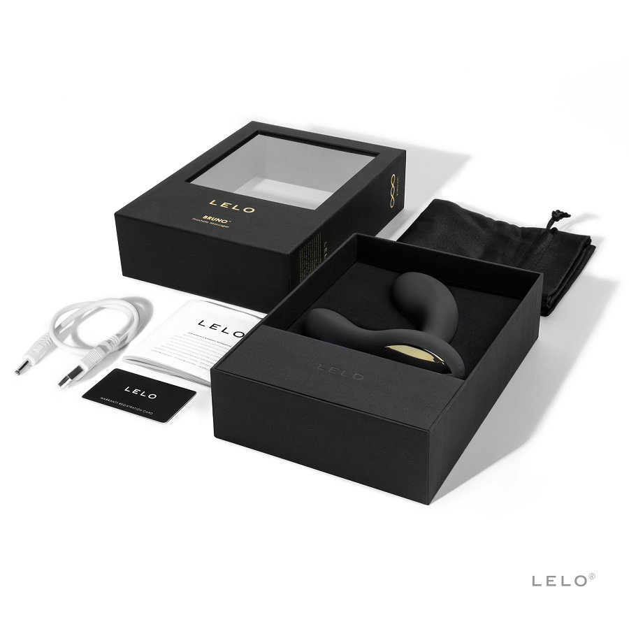 LELO - BRUNO MASSAGEADOR PROSTTICO PRETO - Sexshoptuga  Sexshoptuga 