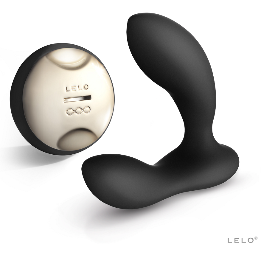 LELO - HUGO MASSAGEADOR PROSTTICO PRETO - Sexshoptuga  Sexshoptuga 