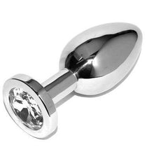 METAL HARD - PLUG ANAL DIAMANTE TRANSPARENTE PEQUENO 5.71CM - Sexshoptuga  Sexshoptuga 