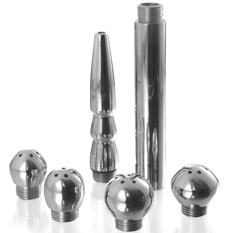 METAL HARD - CONJUNTO DE LIMPEZA VAGINAL/ANAL 5UNS - Sexshoptuga 