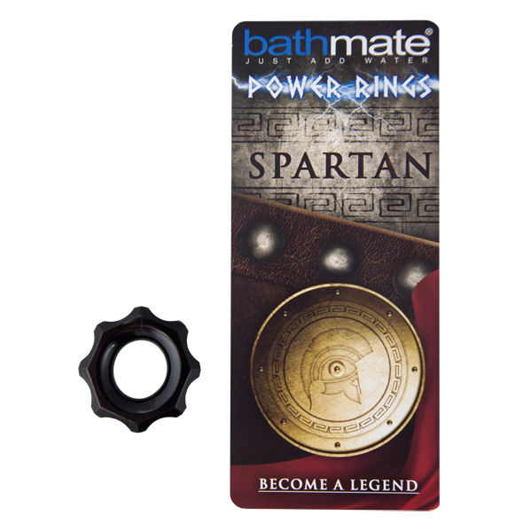 BATHMATE - ANEL DE PÊNIS PRETO SPARTAN - Sexshoptuga 