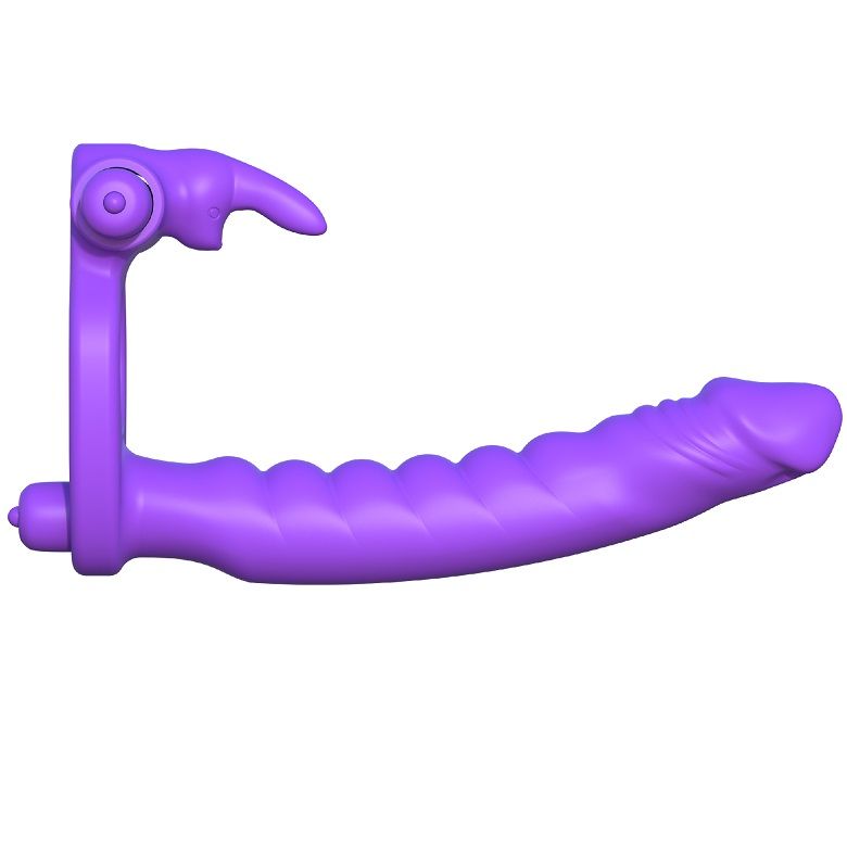 FANTASY C-RINGZ - SILICONE DOUBLE VIBRATOR COELHO - Sexshoptuga 